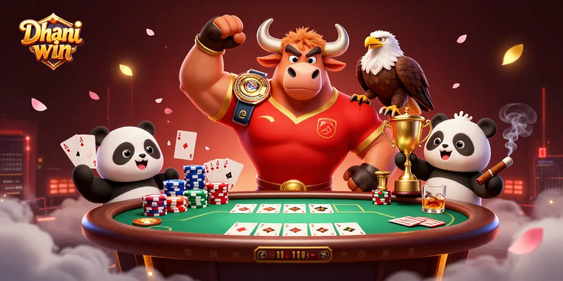 Dhani win brings excitement to a dynamic gaming scene with lively characters and vibrant casino elements.